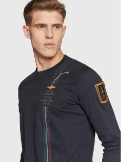 ΧΟΝΔΡΙΚΟ ΕΜΠΟΡΙΟ 🔔 Aeronautica Militare Άνδρες Μακρυμάνικα Longsleeve 222TS2043J558 Σκούρο μπλε Regular Fit 🔔 -Aeronautica Militare Εκπτώσεις unnamed file 561