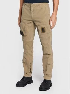 Το φθηνότερο 👍 Aeronautica Militare Άνδρες Υφασμάτινα Παντελόνια Παντελόνι υφασμάτινο 222PA939CT83 Μπεζ Regular Fit 😀