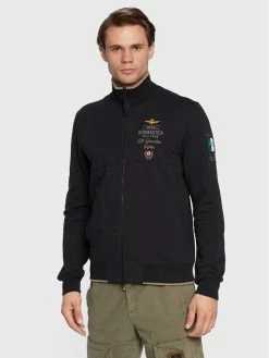 Τοπ 10 ❤️ Aeronautica Militare Άνδρες Μπλούζες Με Φερμουάρ Μπλούζα 222FE1714F442 Σκούρο μπλε Regular Fit ✨