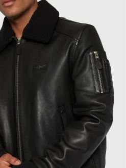 Best Pirce 🌟 Aeronautica Militare Άνδρες Δερμάτινα Μπουφάν Μπουφάν δερμάτινο 222PN927PL161 Μαύρο Regular Fit 🌟 -Aeronautica Militare Εκπτώσεις unnamed file 632