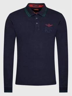 Η καλύτερη συμφωνία ⭐ Aeronautica Militare Άνδρες Μπλούζες Polo Polo 222PO1631J578 Σκούρο μπλε Comfort Fit 💯 -Aeronautica Militare Εκπτώσεις unnamed file 648