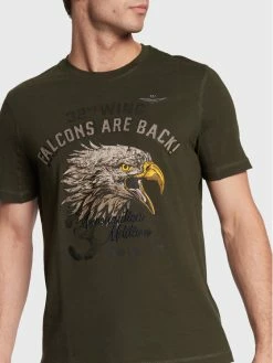 Εξοδος ❤️ Aeronautica Militare Άνδρες T-shirts T-Shirt 222TS2014J569 Πράσινο Regular Fit 🔥 -Aeronautica Militare Εκπτώσεις unnamed file 658