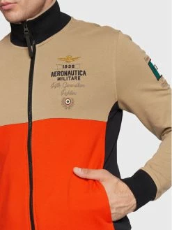 Ολοκαίνουργιο ✔️ Aeronautica Militare Άνδρες Μπλούζες Με Φερμουάρ Μπλούζα 222FE1714F442 Μπεζ Regular Fit 🔔 -Aeronautica Militare Εκπτώσεις unnamed file 709