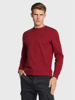 Best Pirce 🤩 Aeronautica Militare Άνδρες Μπλούζες Χωρίς Φερμουάρ Μπλούζα 222FE1710F439 Μπορντό Regular Fit 🤩