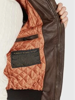 Τοπ 10 🔥 Aeronautica Militare Άνδρες Δερμάτινα Μπουφάν Μπουφάν δερμάτινο 222PN895PL145 Καφέ Regular Fit 😉 -Aeronautica Militare Εκπτώσεις unnamed file 720