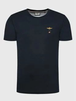 Τοπ 10 ⭐ Aeronautica Militare Άνδρες T-shirts T-Shirt 222TS1580J372 Σκούρο μπλε Regular Fit 🎁 -Aeronautica Militare Εκπτώσεις unnamed file 726