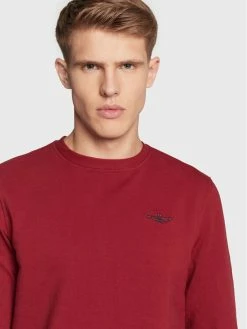 Best Pirce 🤩 Aeronautica Militare Άνδρες Μπλούζες Χωρίς Φερμουάρ Μπλούζα 222FE1710F439 Μπορντό Regular Fit 🤩 -Aeronautica Militare Εκπτώσεις unnamed file 75