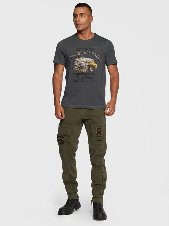 Καλύτερη πώληση 💯 Aeronautica Militare Άνδρες T-shirts T-Shirt 222TS2014J569 Γκρι Regular Fit 😍 2 Καλύτερη πώληση 💯 Aeronautica Militare Άνδρες T-shirts T-Shirt 222TS2014J569 Γκρι Regular Fit 😍 - Image 2