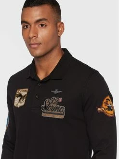 Εξοδος 👏 Aeronautica Militare Άνδρες Μπλούζες Polo Polo 222PO1659P192 Μαύρο Regular Fit 🥰 -Aeronautica Militare Εκπτώσεις unnamed file 842