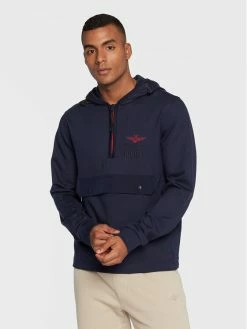 Φτηνός 😀 Aeronautica Militare Άνδρες Μπλούζες Χωρίς Φερμουάρ Μπλούζα 222FE1696F421 Σκούρο μπλε Comfort Fit 😍