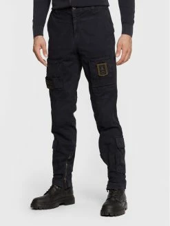 Καλύτερη πώληση 🛒 Aeronautica Militare Άνδρες Υφασμάτινα Παντελόνια Παντελόνι υφασμάτινο 222PA939CT83 Σκούρο μπλε Regular Fit 🔥