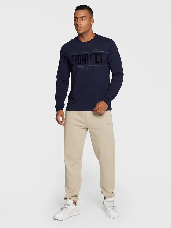 Ολοκαίνουργιο ✨ Aeronautica Militare Άνδρες Μακρυμάνικα Longsleeve 222TS1991J550 Σκούρο μπλε Comfort Fit 😉 2 Ολοκαίνουργιο ✨ Aeronautica Militare Άνδρες Μακρυμάνικα Longsleeve 222TS1991J550 Σκούρο μπλε Comfort Fit 😉 - Image 2