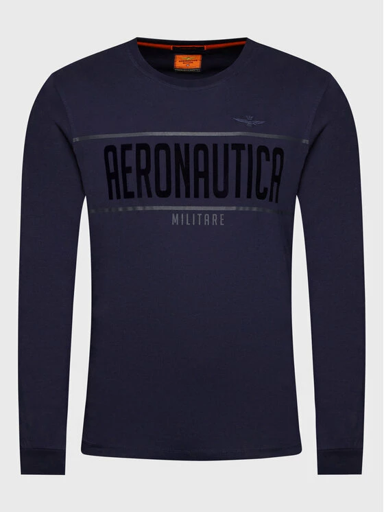 Ολοκαίνουργιο ✨ Aeronautica Militare Άνδρες Μακρυμάνικα Longsleeve 222TS1991J550 Σκούρο μπλε Comfort Fit 😉 5 Ολοκαίνουργιο ✨ Aeronautica Militare Άνδρες Μακρυμάνικα Longsleeve 222TS1991J550 Σκούρο μπλε Comfort Fit 😉 - Image 5