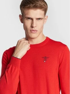 Νέος 👍 Aeronautica Militare Άνδρες Πουλόβερ 222MA1388L415 Κόκκινο Regular Fit 😉 -Aeronautica Militare Εκπτώσεις unnamed file 95