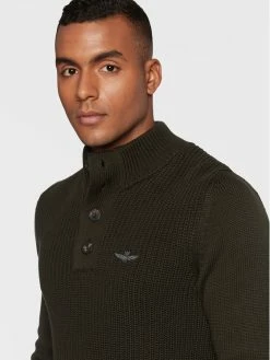 Προϋπολογισμός 🌟 Aeronautica Militare Άνδρες Πουλόβερ 222MA1405L409 Πράσινο Regular Fit 😍 -Aeronautica Militare Εκπτώσεις unnamed file 982